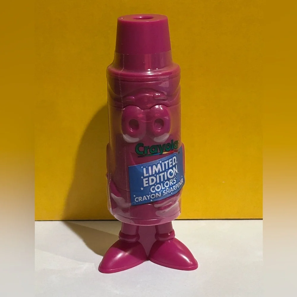 Limited Edition Pink Crayon Sharpener